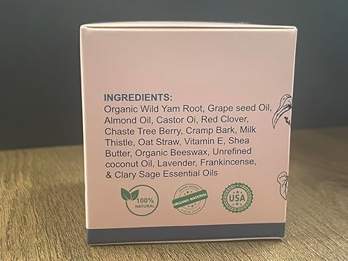 Miniatura 2 de Wild Yam Cream for Balance, Crema orgánica de ñame silvestre para mujeres y hombres, apoyo de la menopausia, armonía hormonal natural calmante, 4