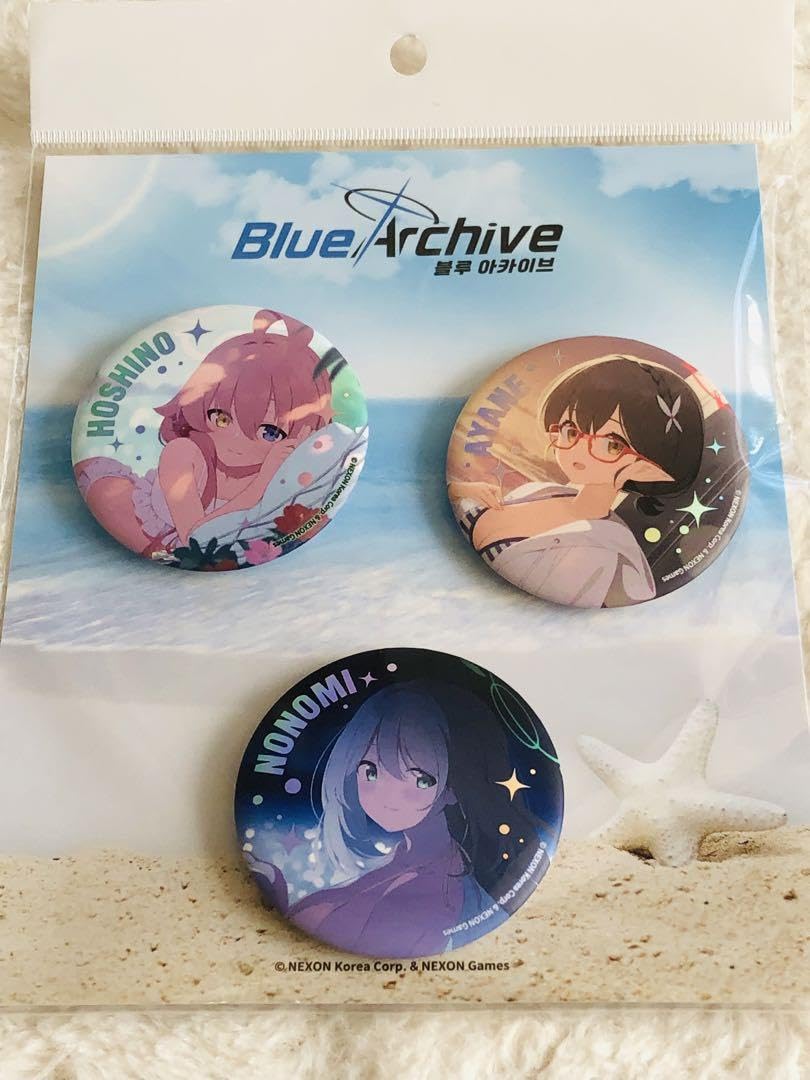 ブルーアーカイブ　ブルアカ　ホシノ　缶バッジ　水着 Amazon.co.jp: 韓国限定ブルーアーカイブ 缶バッジ 水着 ブルアカ