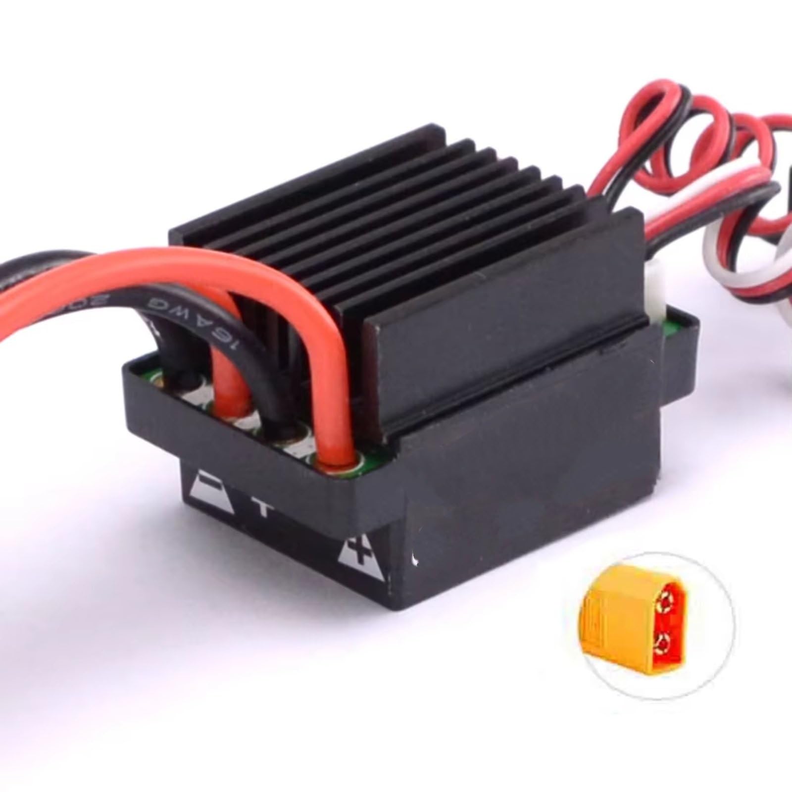 Esc Cingolata Rc Per Traxxas Per TRX4 Per TRX6 Regolatore Di Velocità Per Motore A Spazzole 320A Con BEC 2A ESC A Spazzole Diversi Tipi Di Auto RC Auto(Plug ESC with XT60)