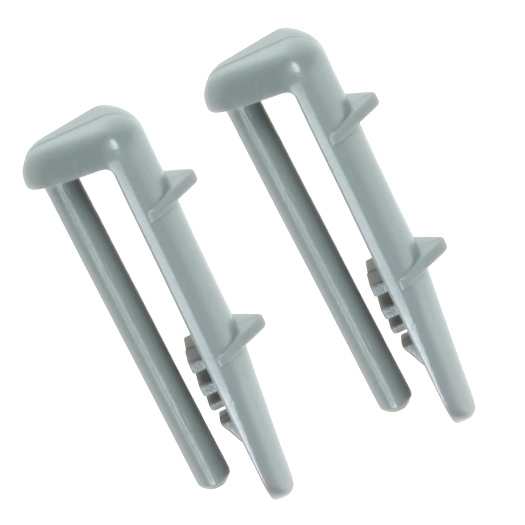 QUAILITAS Dishwasher Rail Cap Replacement [Pack of 2] Plastic Rear Rail Basket End Caps for Dishwashers | Fits Belling, Flavell, Lamona, Diplomat, Beko – Dishwasher Accessories