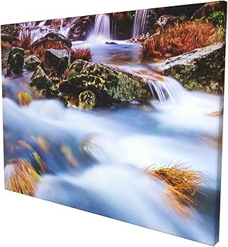 Amazon Co Jp Braksent アートパネル きれいな川 絵画 インテリア おしゃれ 油絵 ポスター イラスト キャンバスアート 壁 絵 寝室 装飾画 風景画 Hd写真 モダン的な部屋飾り 新築お祝いに最適 30x40cm ホーム キッチン