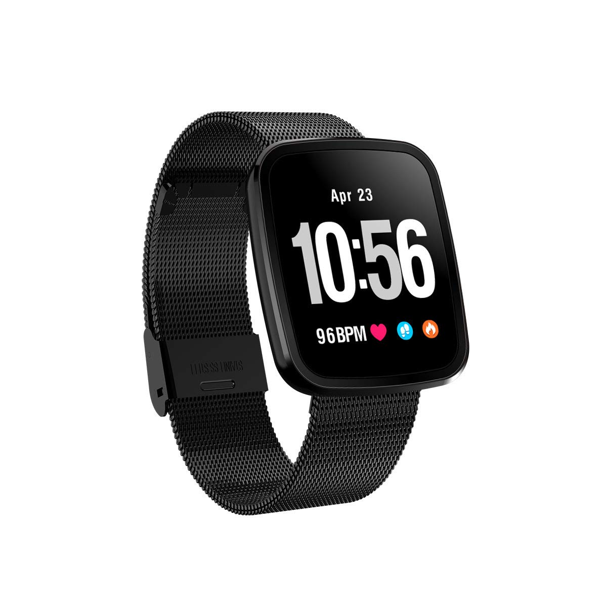 SHT Reloj de la Aptitud, perSeguidor de la Aptitud con el Monitor del Ritmo cardíaco, Monitor del sueño, Pulsera de múltiples Funciones del Monitor de la presión Arterial Bluetooth