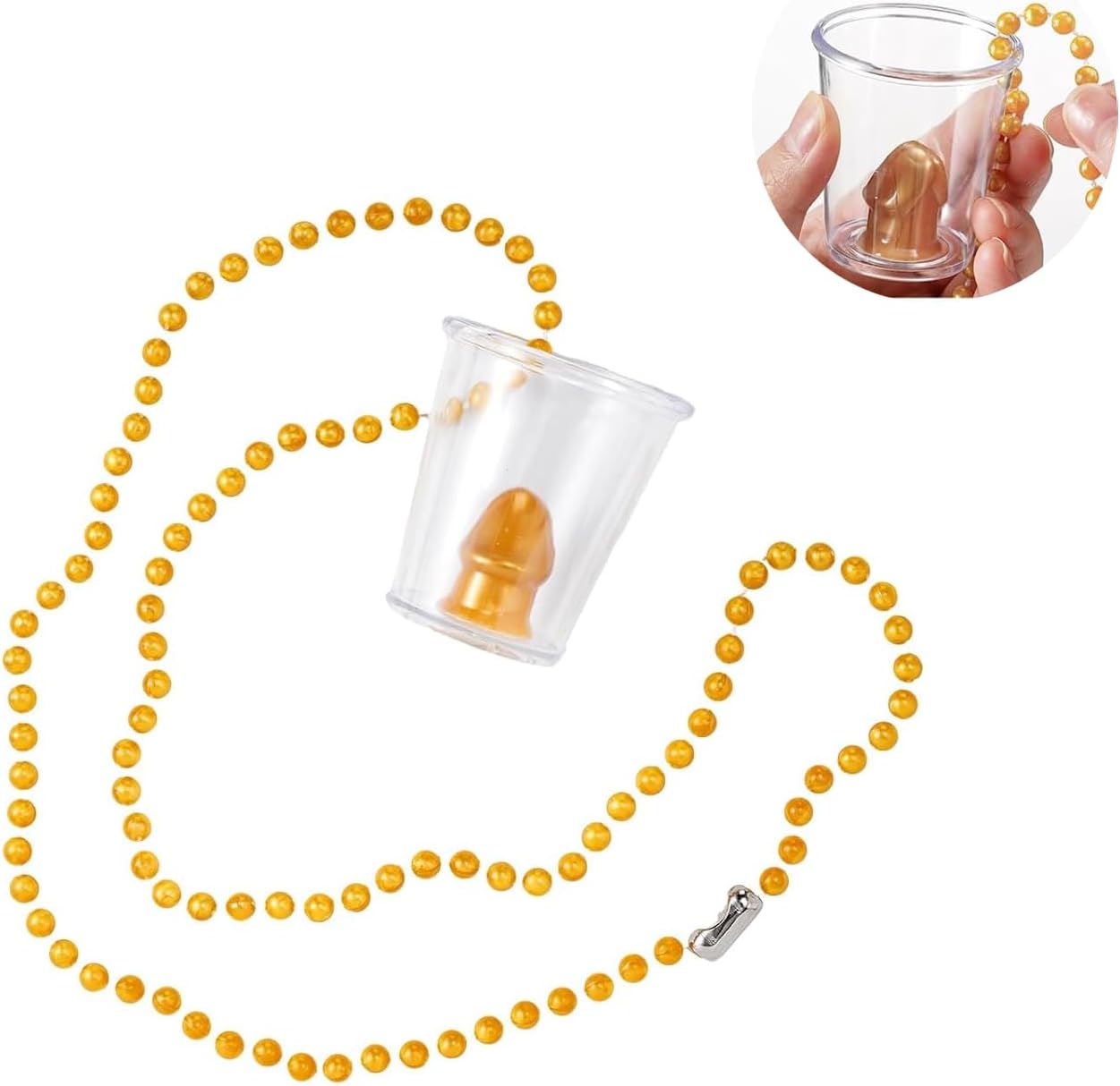 Mini Penis Cups Adult Sex Novelties for Couples,Penis Decorations Party Favors Shot Cup,Penis Decor Bachelorette Party Bead Chain Cup,Plastic Penis Drinking Cups for Girls Hen Bachelor Wedding Party