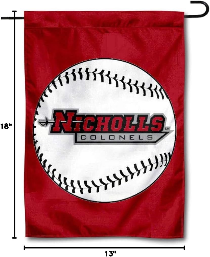 Nicholls State Colonels Baseball Garden Flag and Yard Banner