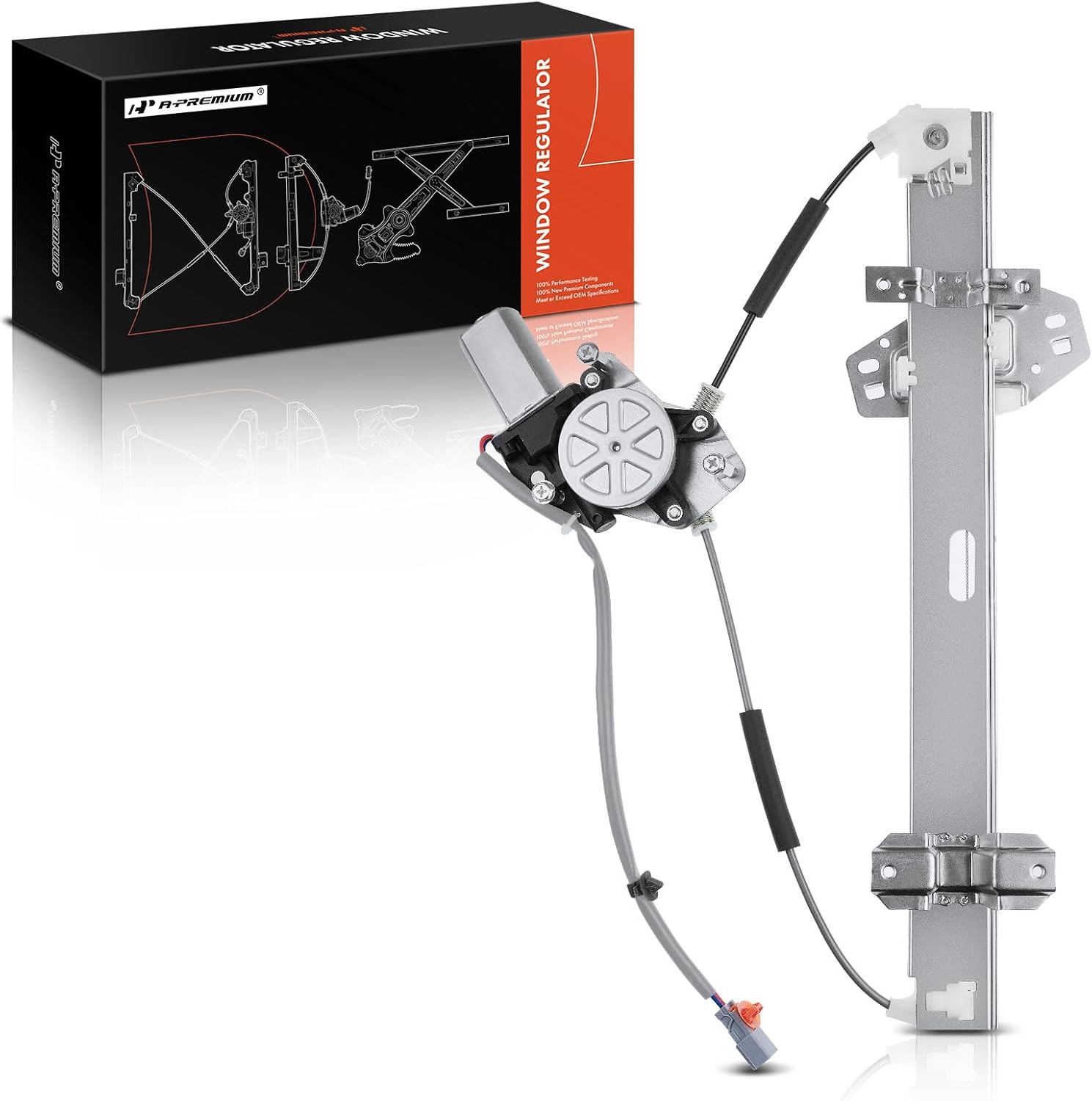 A-Premium Power Electric Window Regulator with Motor Compatible with Acura TL 1999-2003 Rear Right Passenger Side