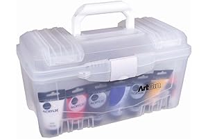 ArtBin 6918AH Twin Top 17 Inch Supply Box: Portable Storage & Organization Solution
