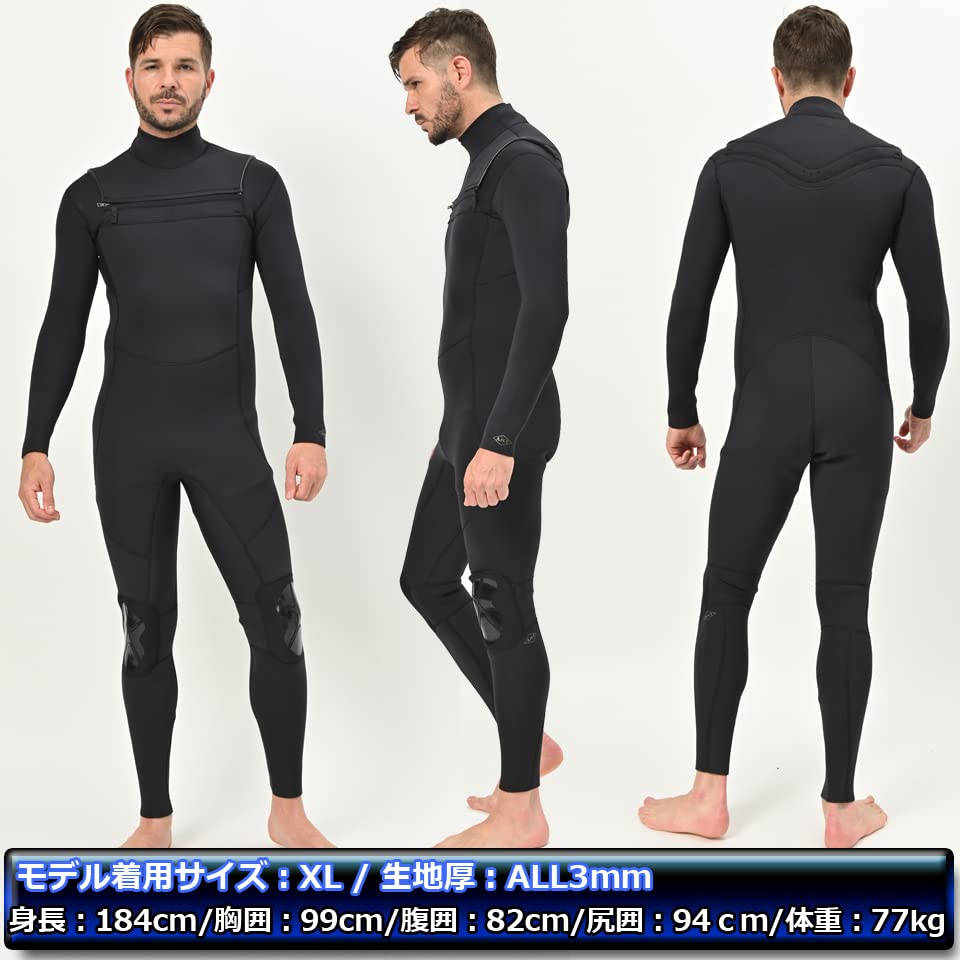Amazon | フルスーツ チェストジップ サーフィン 3mm ウェットスーツ