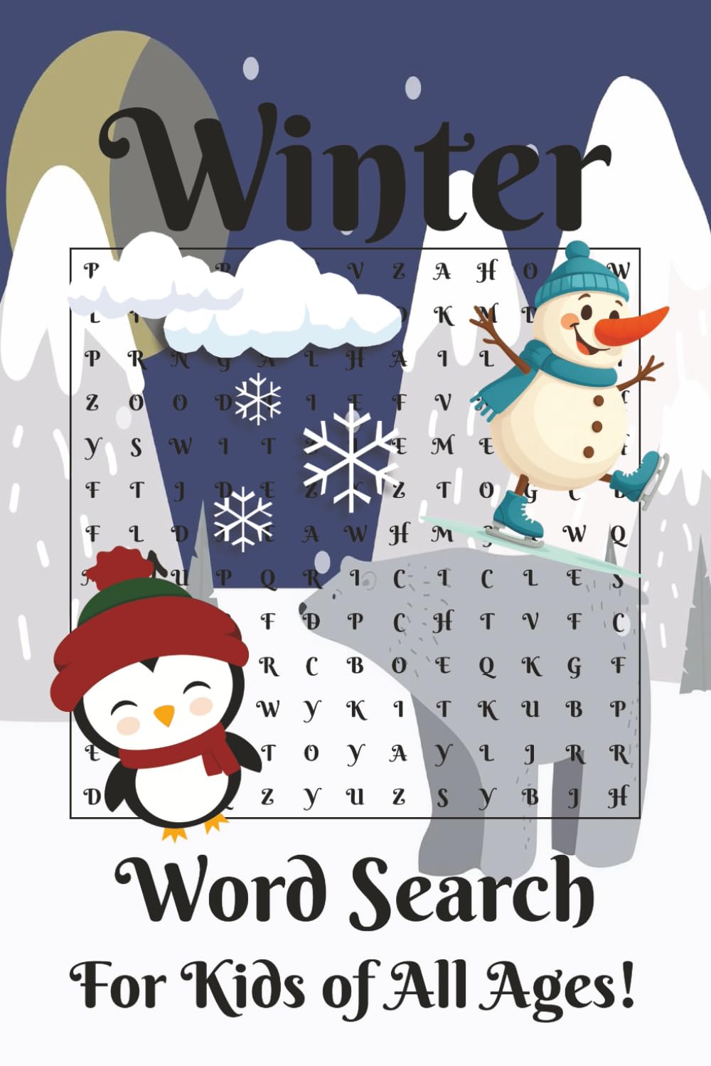 Winter Word Search: 55 Seasonal Word Search Puzzles for Kids | Snow, Ice, Winter Animals, and Cold Weather Fun Brain-Boosting Winter Word Search Puzzles for Kids