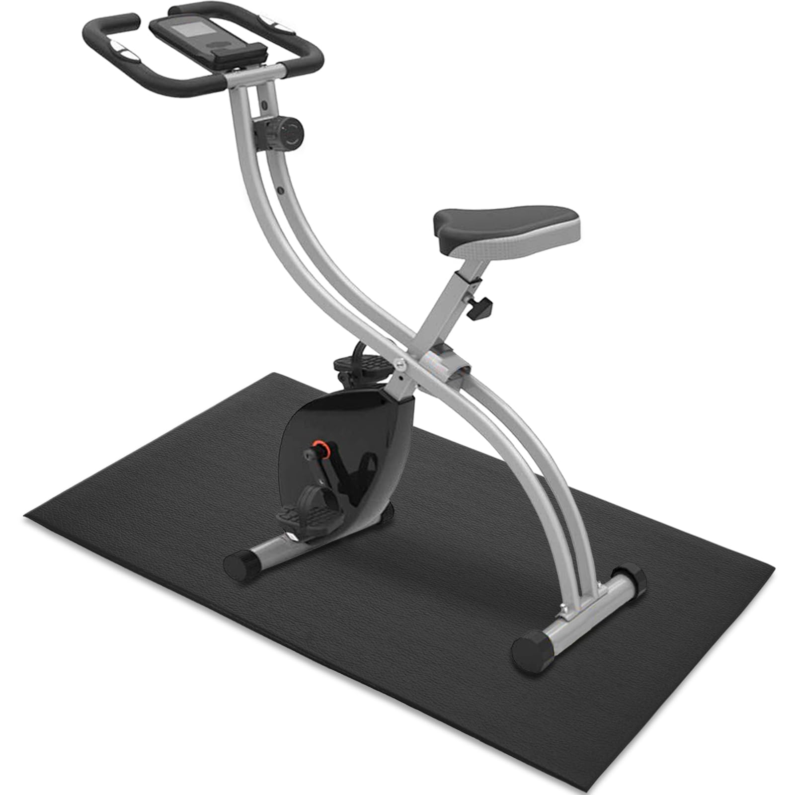 AKOZLIN Tapis de Protection de Sol pour équipements de Sport(180 * 90cm) | pour équipements de sport, appareils de fitness, crosstrainer et tapis de course,6 mm en PVC haute densité