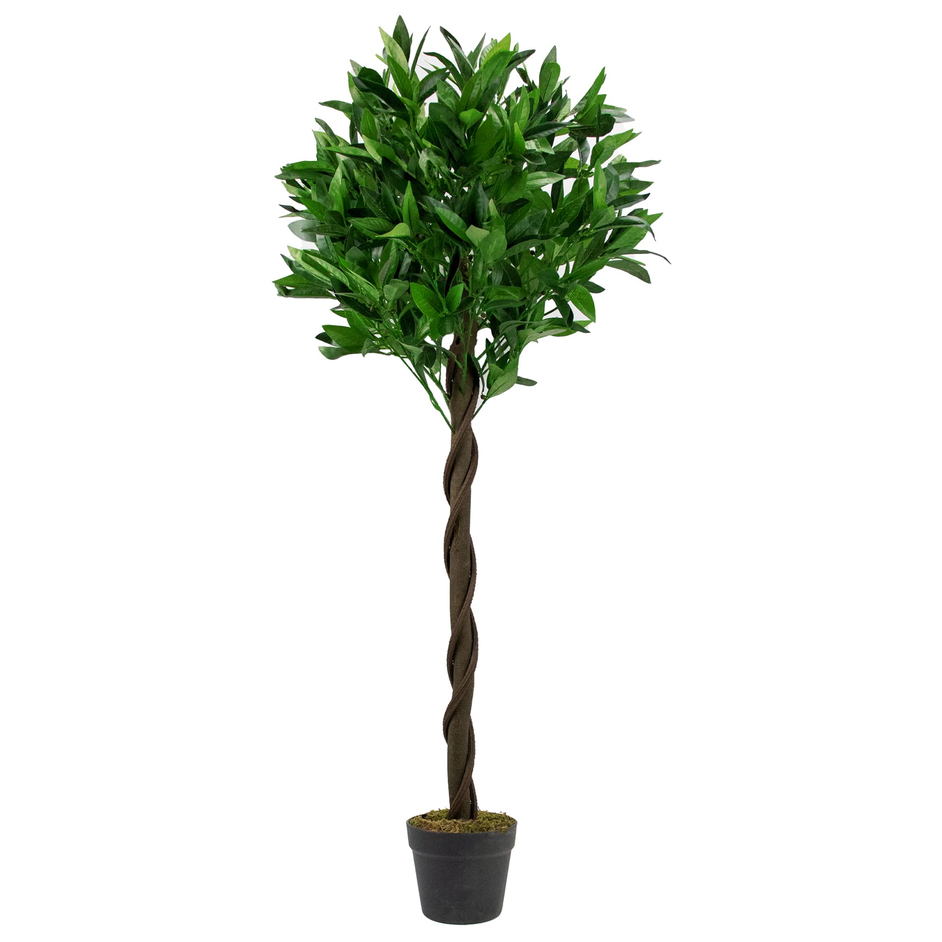Buy Lifelike ARTIFICIAL Bay Tree 120cm/4ft Large Round Laurel Tree with