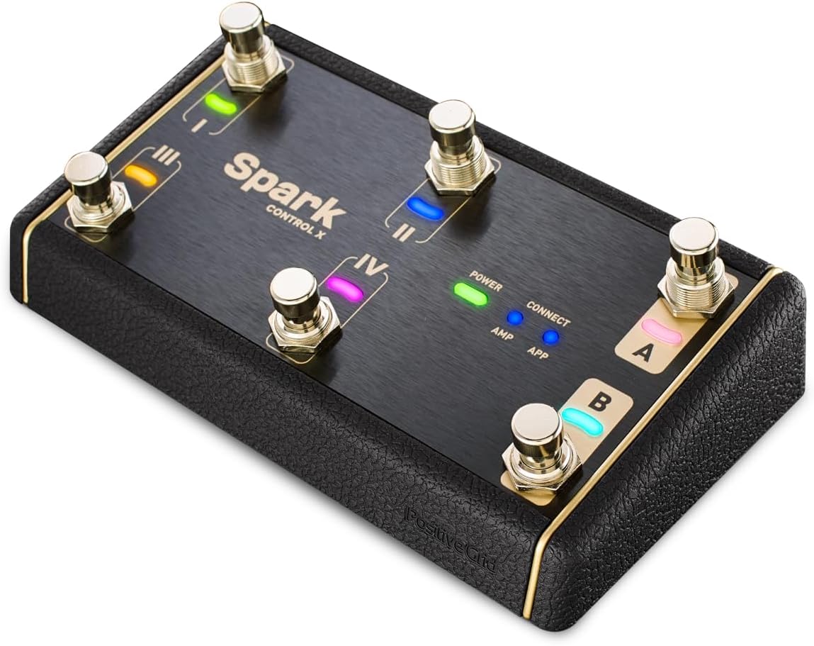 Positive Grid Spark Control X Wireless Footswitch Pedal & Controller for Spark Series Amps