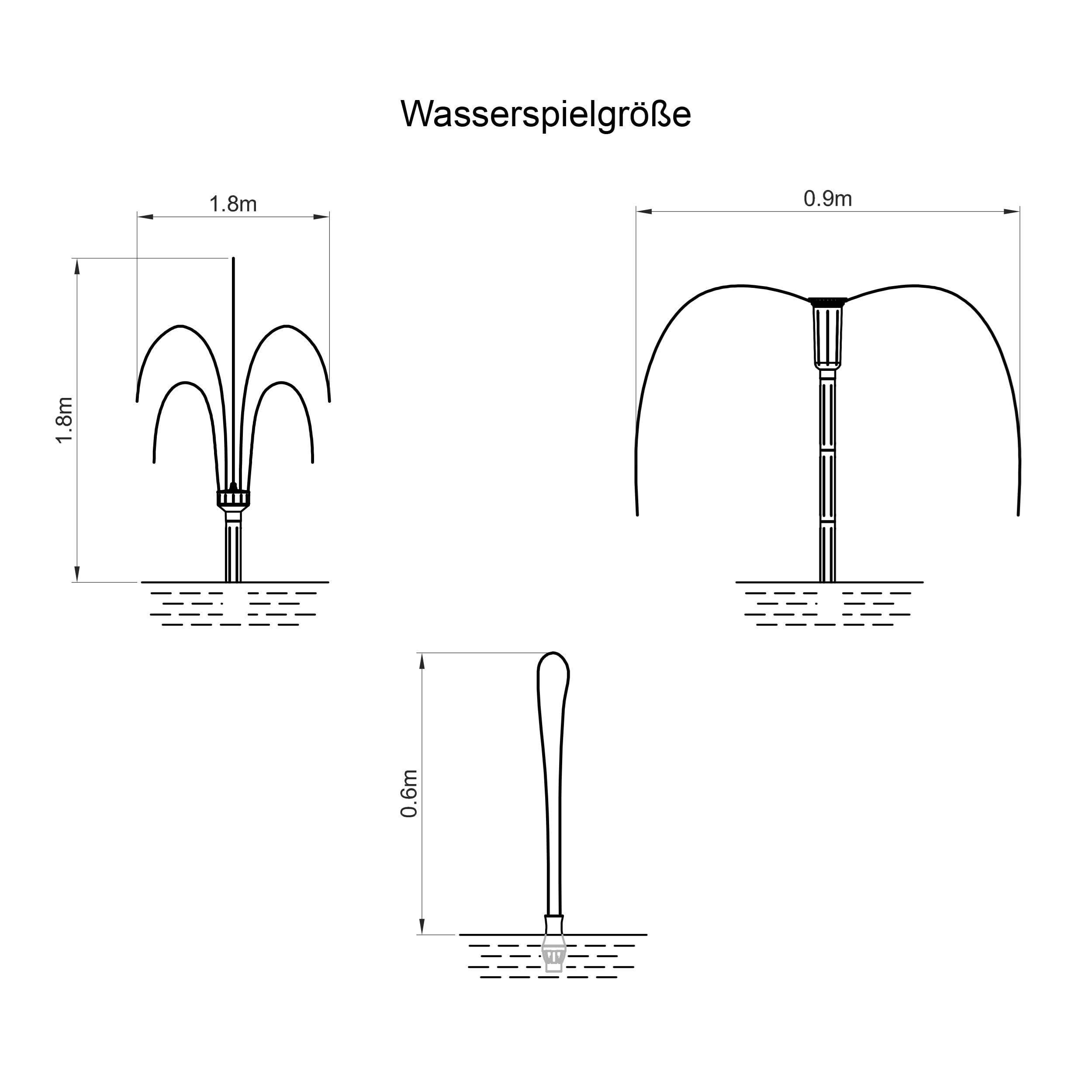 Esotec Solar Teichfilter mit Wasserspiel 150/5000, Solar Teichfilterset mit 5000 l/h Teichpumpe, Unterwasserfilter für Gartenteiche bis 8000 l, 150Wp Solarmodul 100912