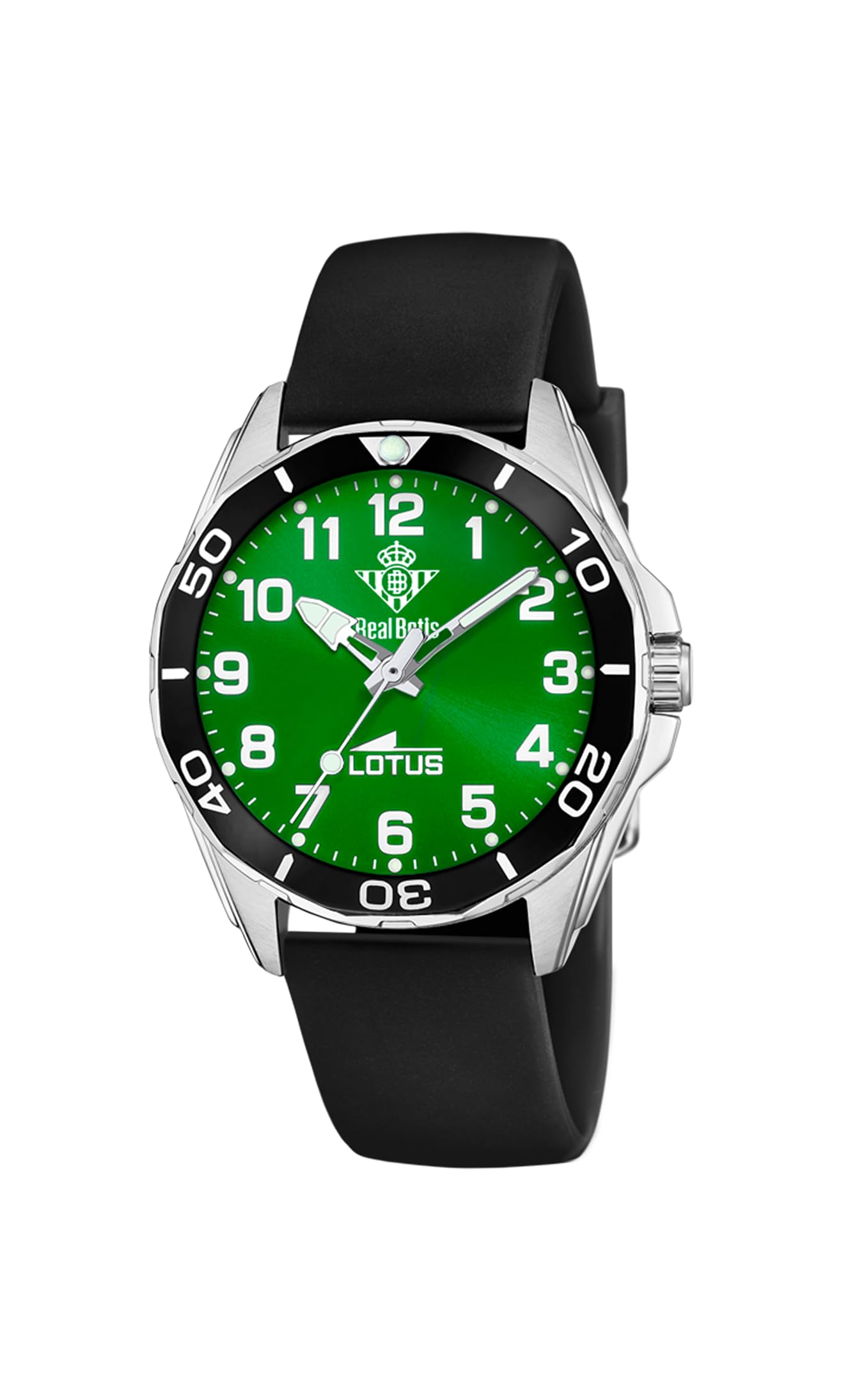 LOTUS Reloj 18942/1 Oficial Real Betis Niño, Temporada 2024/2025 - Caja de Acero Inoxidable