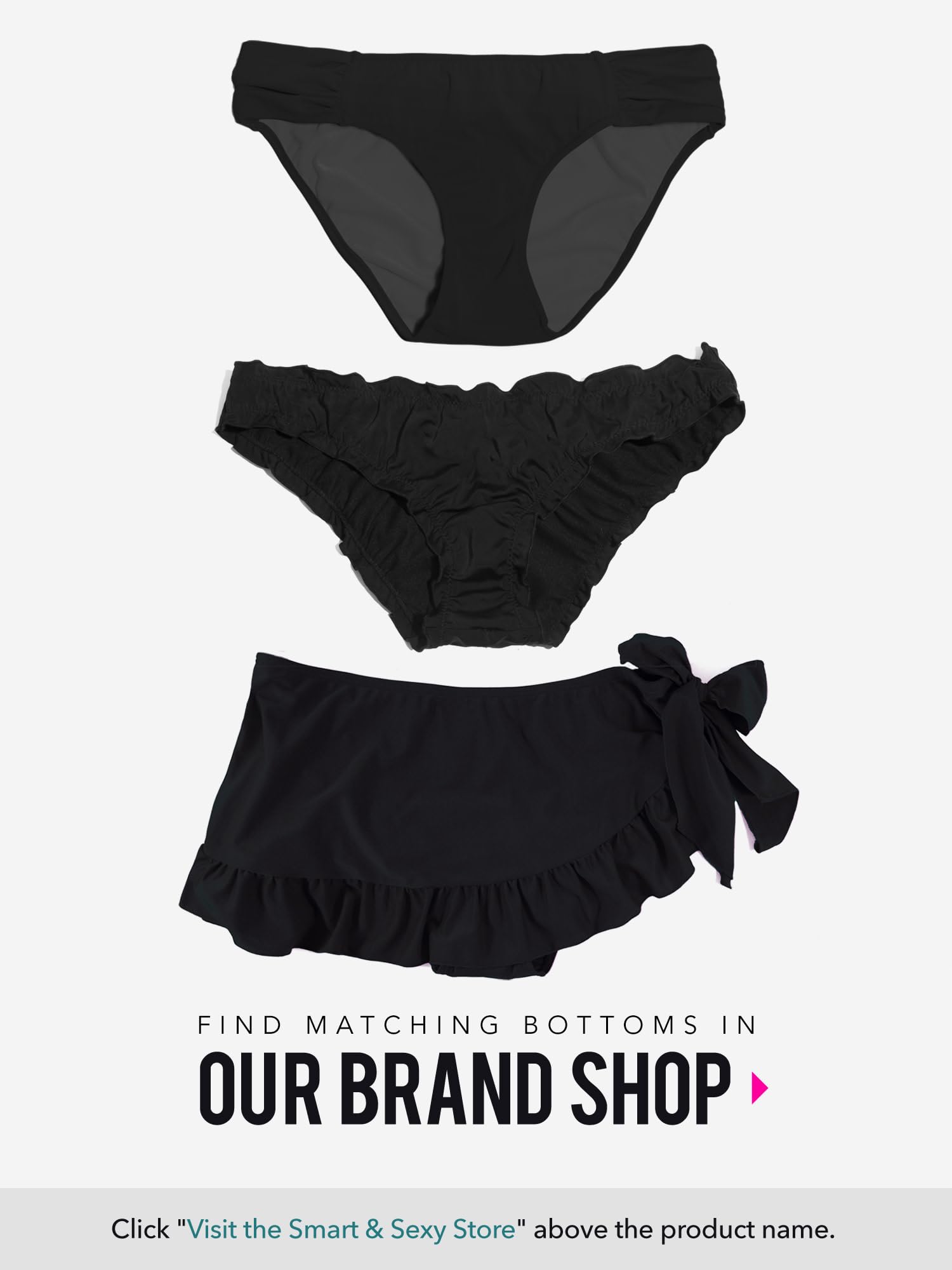 Smart & Sexy Secret Damski kostium kąpielowy push-up bikini z odpinanymi ramiączkami