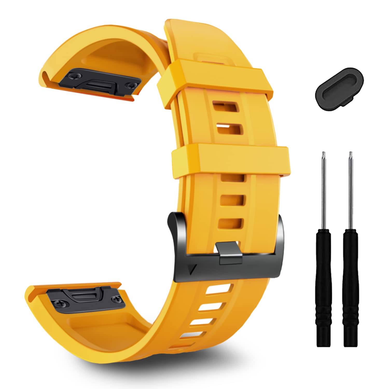 ZPJPPLX 26mm Compatible with Garmin Fenix 8 AMOLED 51mm/7X Pro/6X Pro/7X/6X/5X Plus/5X bands,Silicone watch band for Descent Mk2i MK3i 51mm/Enduro 3/2/epix Pro 51MM/tactix 7 AMOLED/tactix 7 Pro-image-34