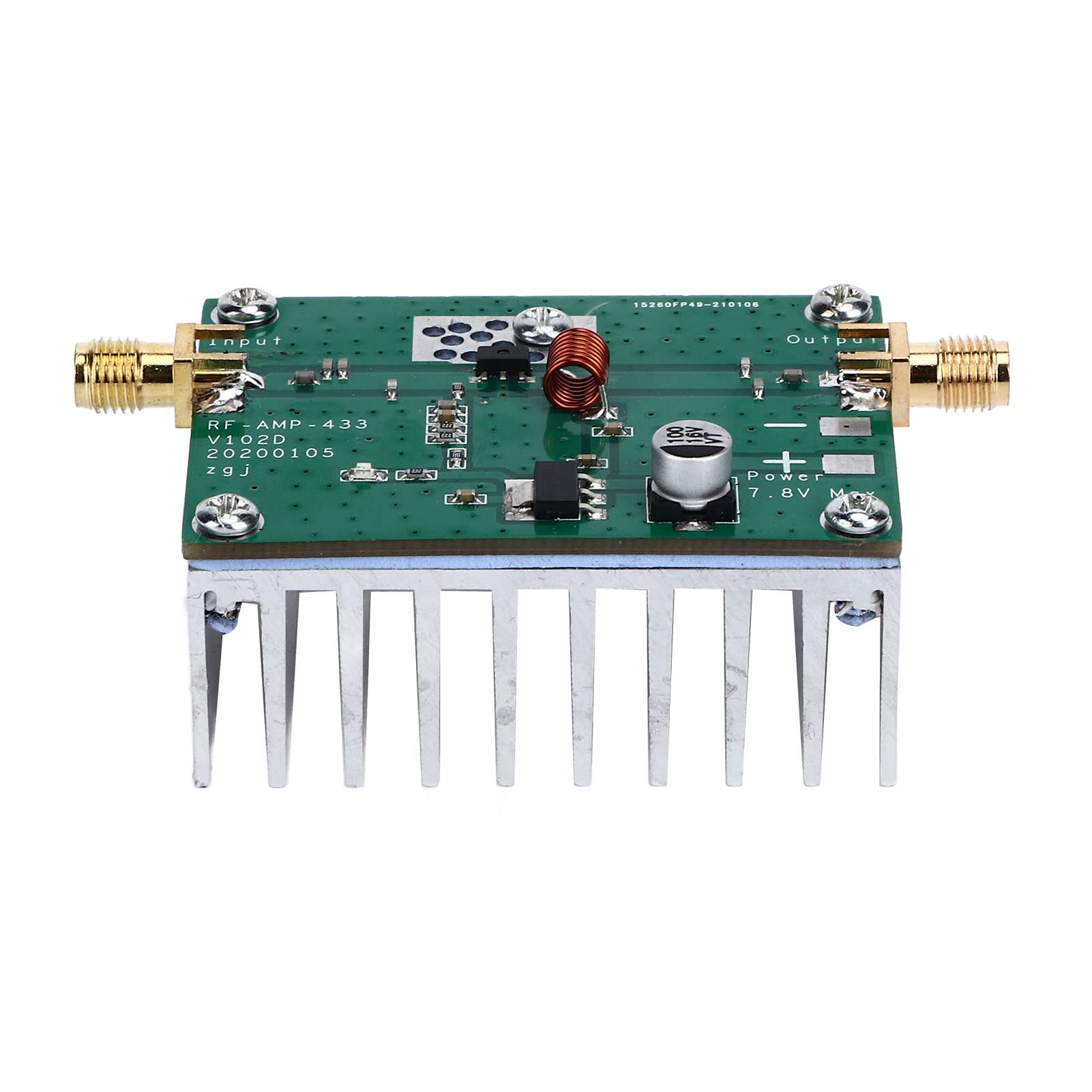 XR-109 Leistungsverstärkerplatine 433 MHz Hochleistungs-HF-Verstärker für Digitale Übertragung mit Erweiterter Reichweite Fernbedienung 50 Ohm SMA-K-Buchse Hocheffizient 8,3 W Ausgangsleistung
