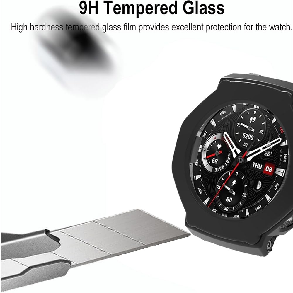 RuenTech - Custodia protettiva compatibile con Amazfit T-Rex