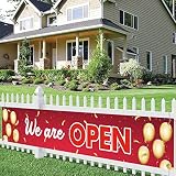 We Are Open Banner,Grand Opening Banner,New Shop Grand Opening Decorations,Grand Opening Party Suppl