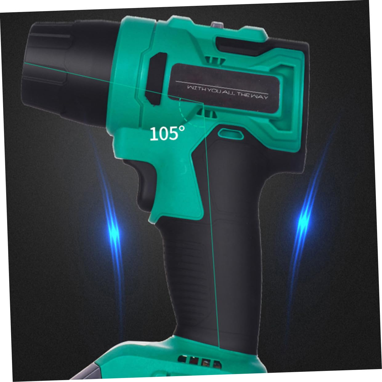 PRETYZOOM Bomba De Aire Inalámbrica para Inflar En El Coche Portátil Inalámbrica Color Verde
