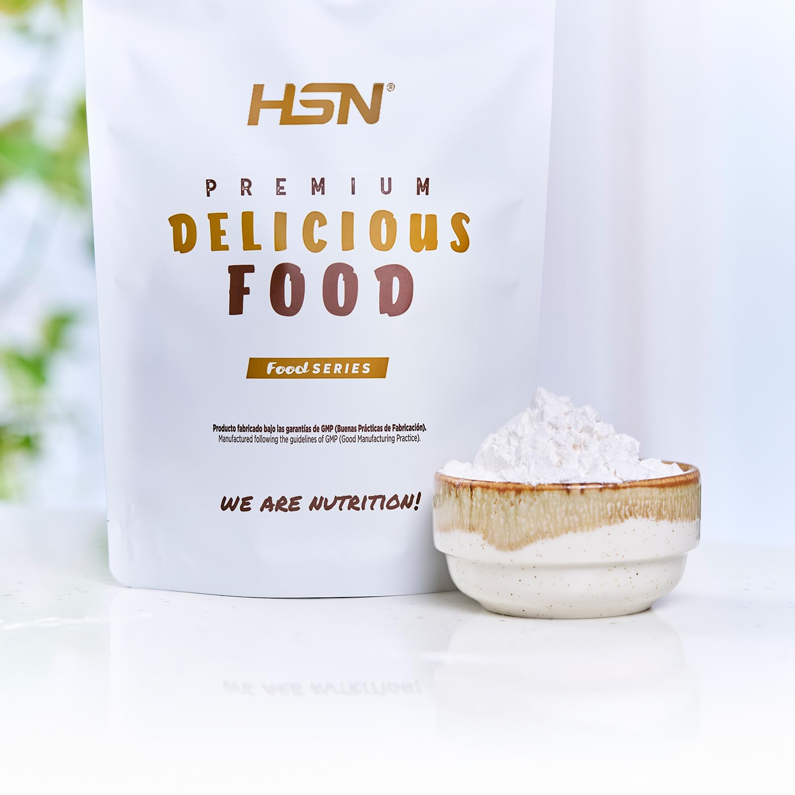 HSN Almidón de Tapioca | Sabor Natural 1Kg = 67 Servicios | 100% Natural Origen Yuca | Ideal Recetas Sin Gluten Espesante | Sin Azúcares Ni Excipientes | No Incluye Dosificador | No-GMO, Vegano