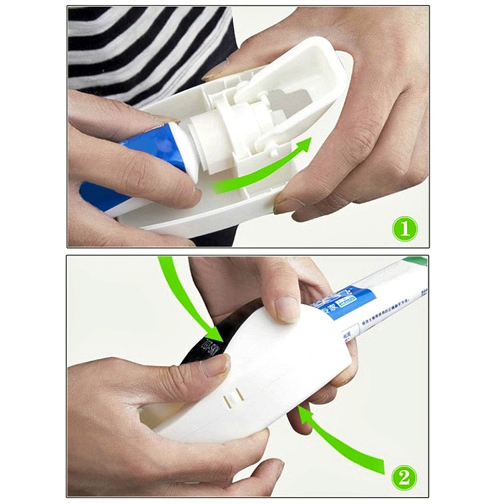 Amazon.co.jp: zmart 自動歯磨き粉 ディスペンサー 歯ブラシホルダー 5