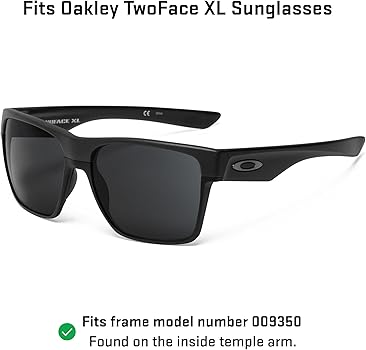 小物 Oakley Two Face XL Oakley Twoface XL Sunglasses - Clothing in Polished Black | Buckle