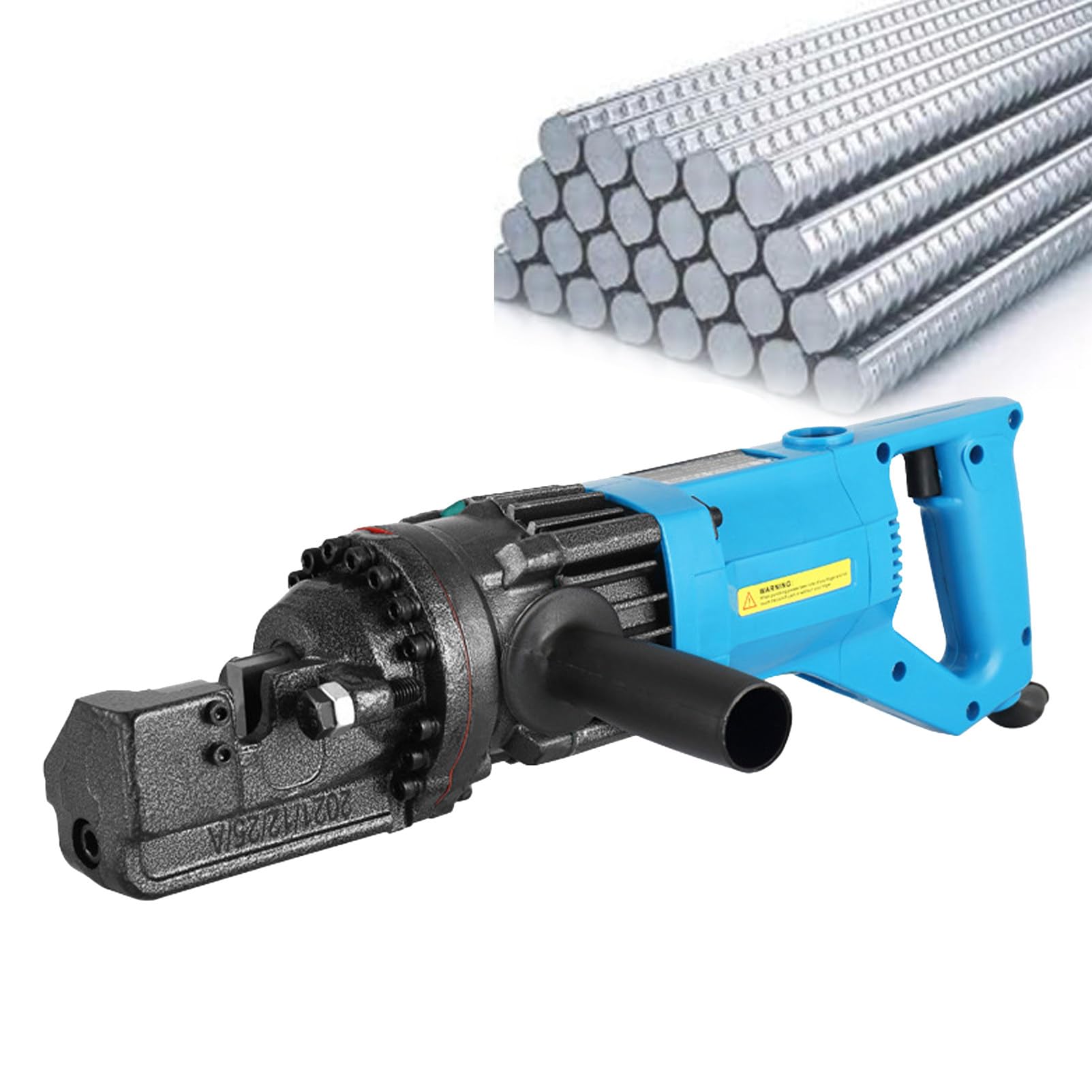 Cortadora De Varillas De Refuerzo HidráUlica EléCtrica,1300 W,hasta 4-25 Mm En 2 Segundos,con Tornillos De Molde,para Acero Redondo Y Varillas Corrugadas RC-16