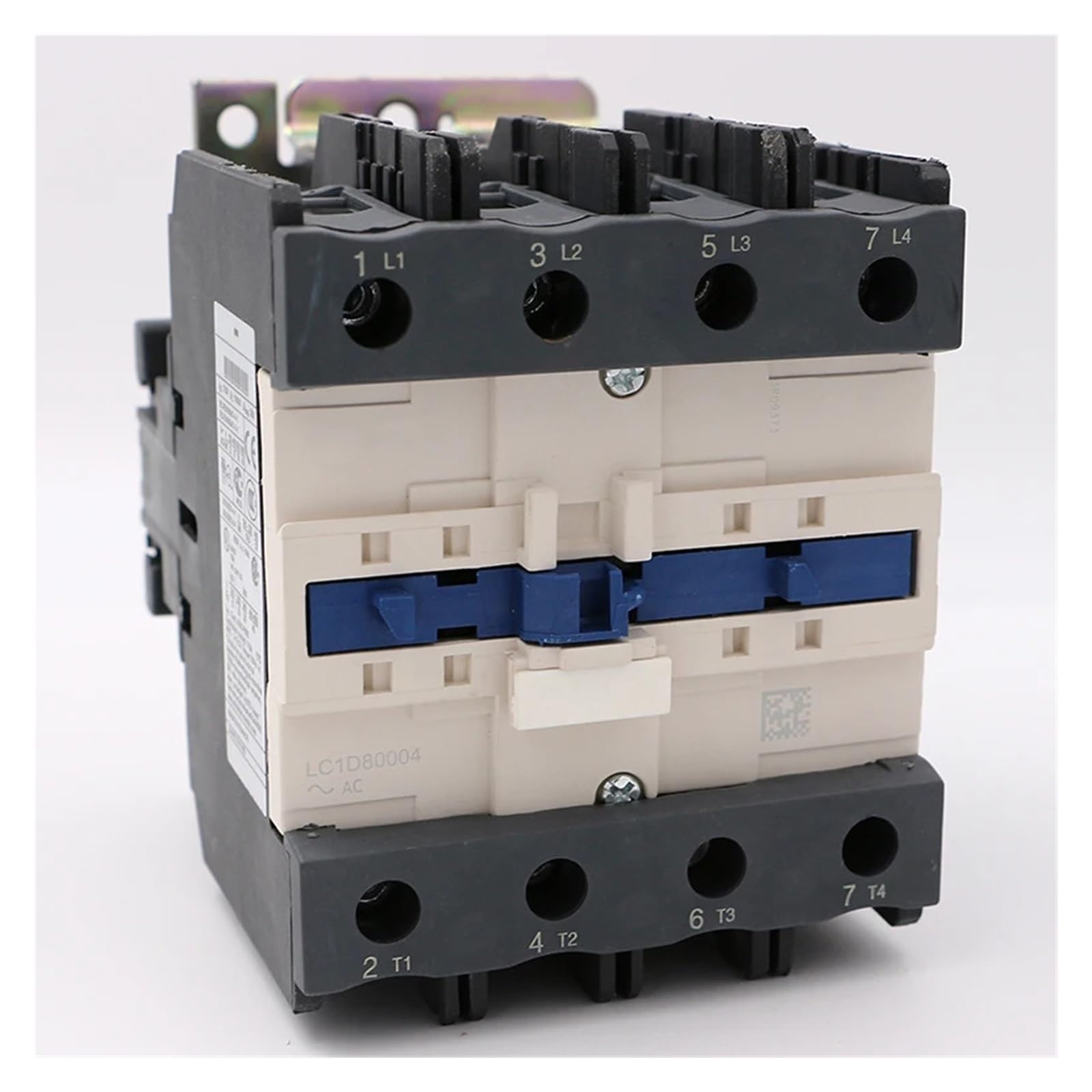 QRUYHBAJU LC1D80004E7 AC electromagnetic contactor 4P 4NO LC1-D80004E7 125A 48V AC Coil