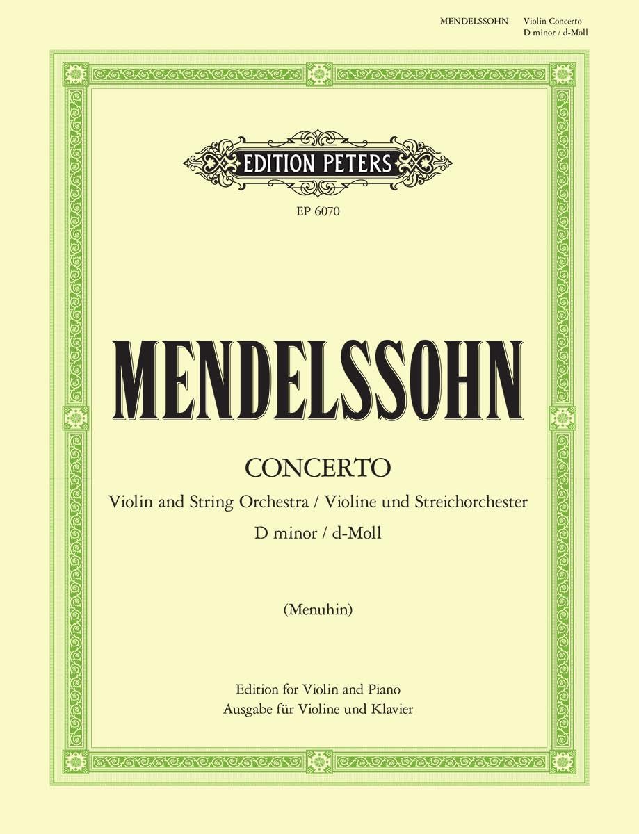 Mendelssohn: Violin Concerto in D minor MWV O3 (EP6070)