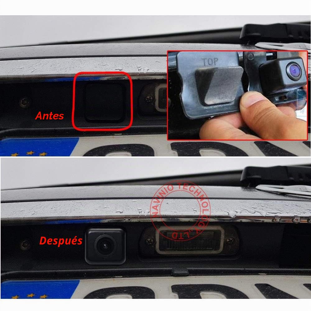 Super HD Cámara de Visión Trasera 170 Grados Cámara de Marcha Atrás para Mercedes Benz ML GL R Class ML320 350 300 250 W164 GL350 450 500 550 R300 350 280 500 R63 Visión Nocturna Impermeable