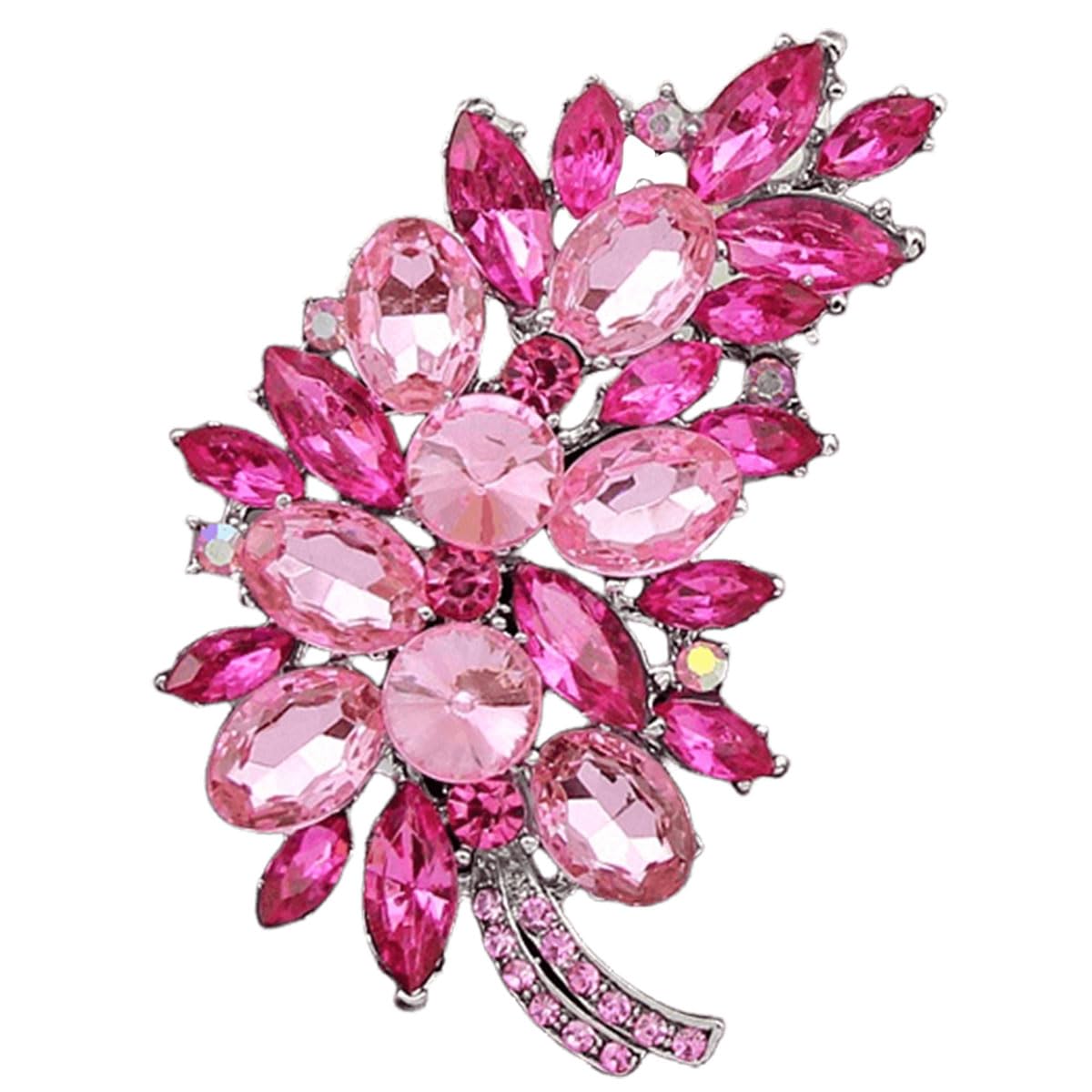 FAIRYGATE Anti Exposure Fixed Brooches Women Unisex Vintage Rhinestone Office Party Brooch Pins Lapel Pin Dress Suit Accessories Boutonniere — view 4