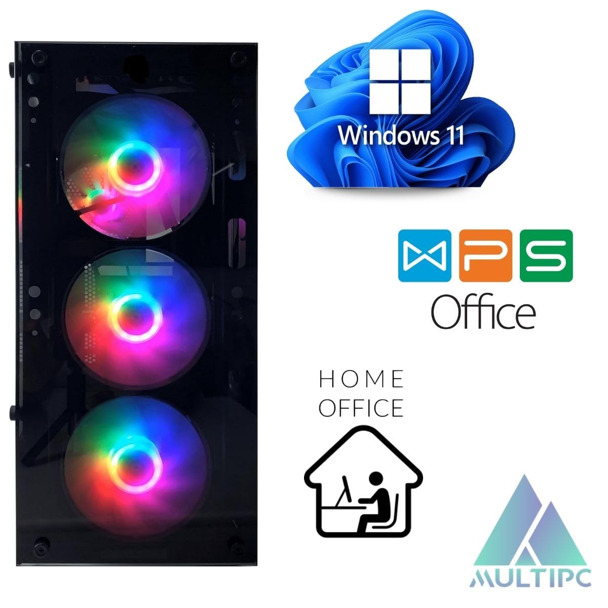 Computador Gamer Intel I5 Ram 16GB SSD 512GB NVMe Placa de Video