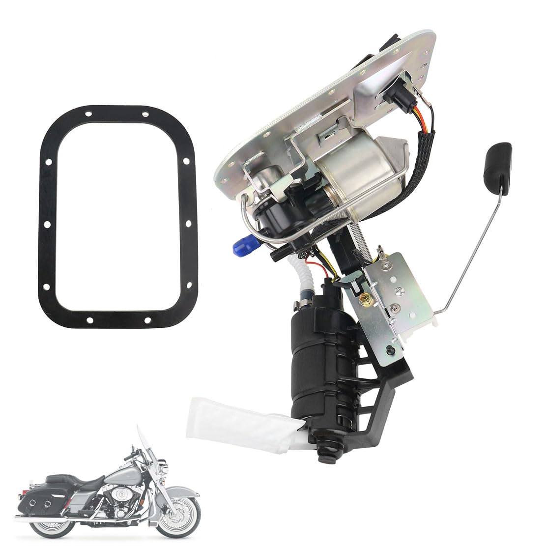 Fuel Pump Assembly Compatible with 2001 2002 2003 2004 2005 Harley-Davidson Softail Heritage Classic Fat Boy Night Train Deluxe Springer Standard Replacement HFP-A321 75132-01 75132-01B 75132-01D