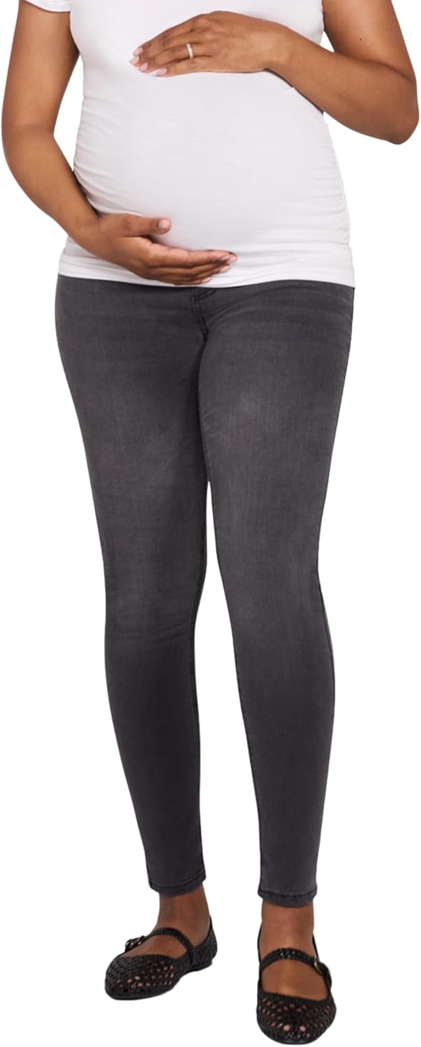 Motherhood Maternity Womens Secret Fit Over The Belly Skinny Ankle Denim Pregnancy Jeans