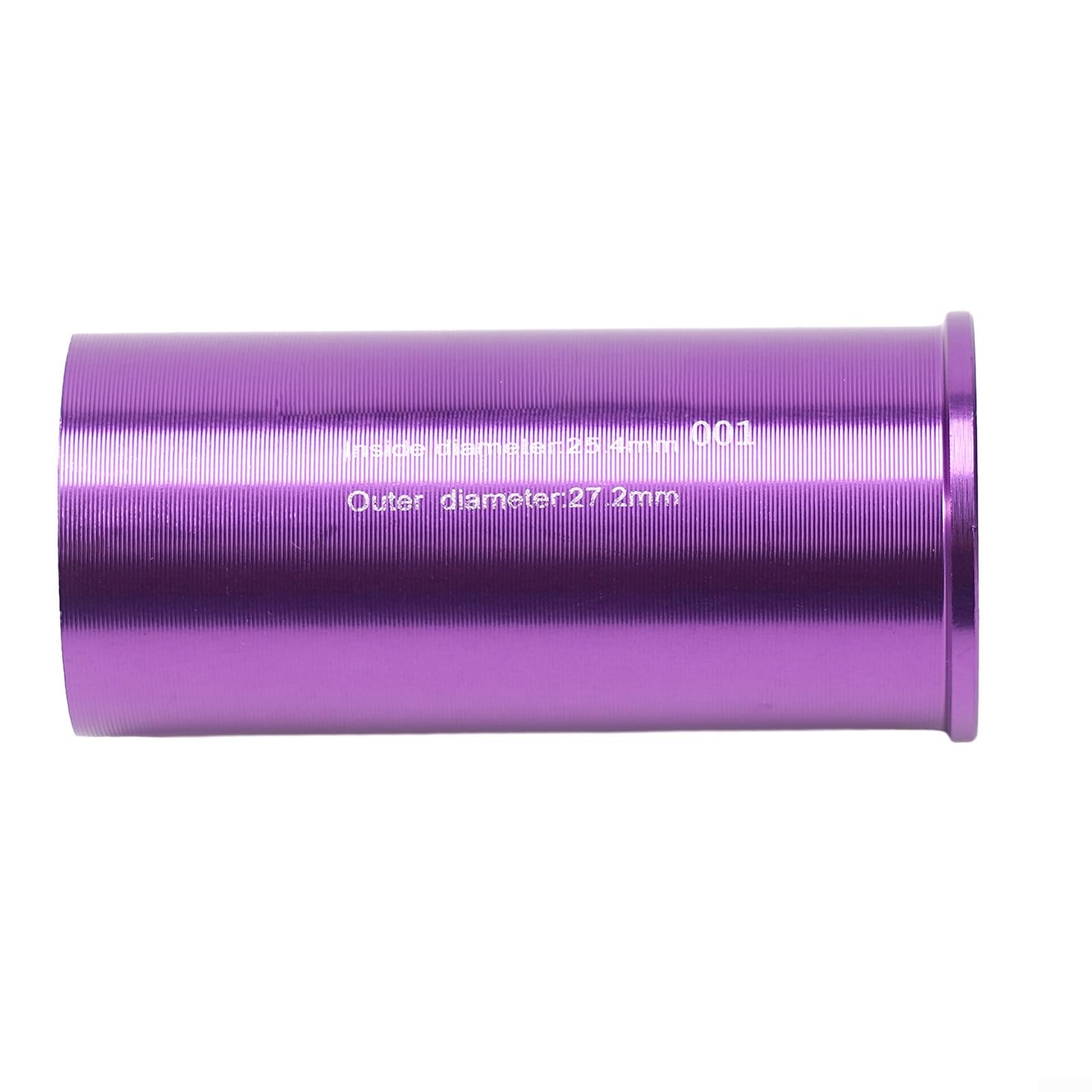 Sattelstützen-Reduzierhülse, Reduzierstück, Adapter für Fahrrad, ZTTO, 34 9 auf 31 8 (27,2–25,4 mm), Violett Sonstiges