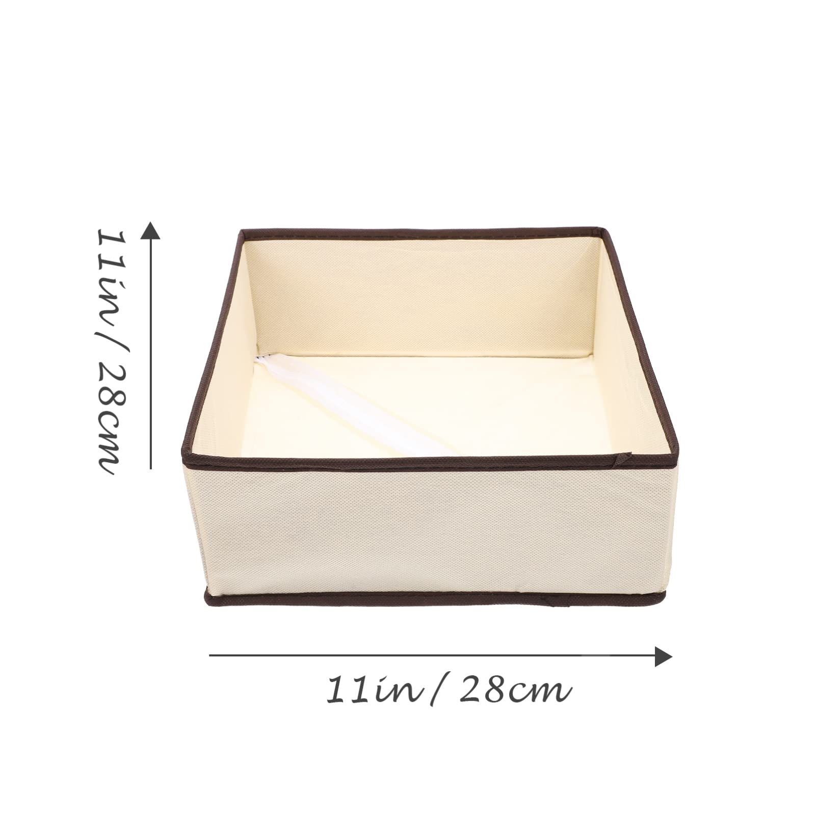 Alipis 6stücke Faltbare Aufbewahrungsbox für Unterwäsche mit Fächern Aufbewahrungsbox für Bhs und Babykleidung Platzsparend und Langlebig
