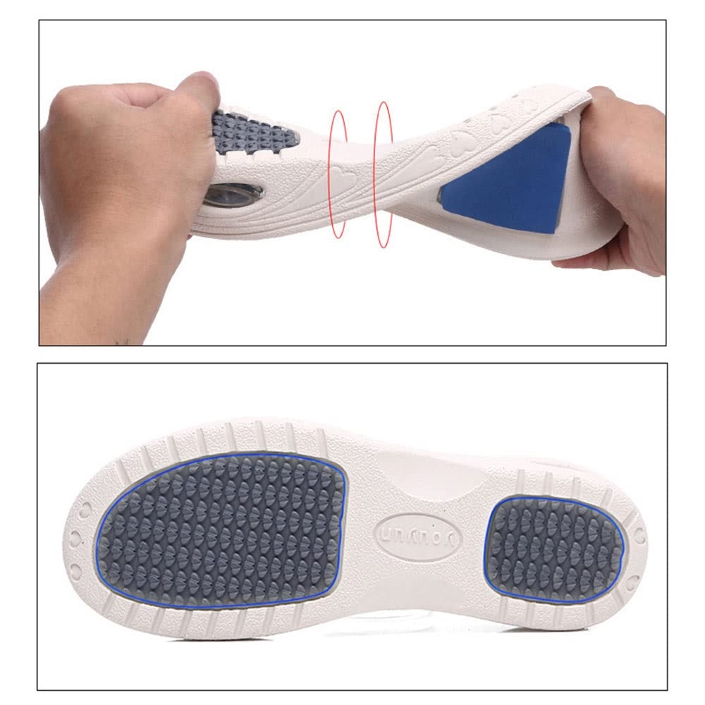 Yytcsjz Zapatos De Ancho Ancho para Hombre, Zapatillas para Caminar con Cierre Ajustable, Ligeras para Edema Diabético, Artritis Plantar, Pies Hinchados (Color : Gray, Size : 43 EU)