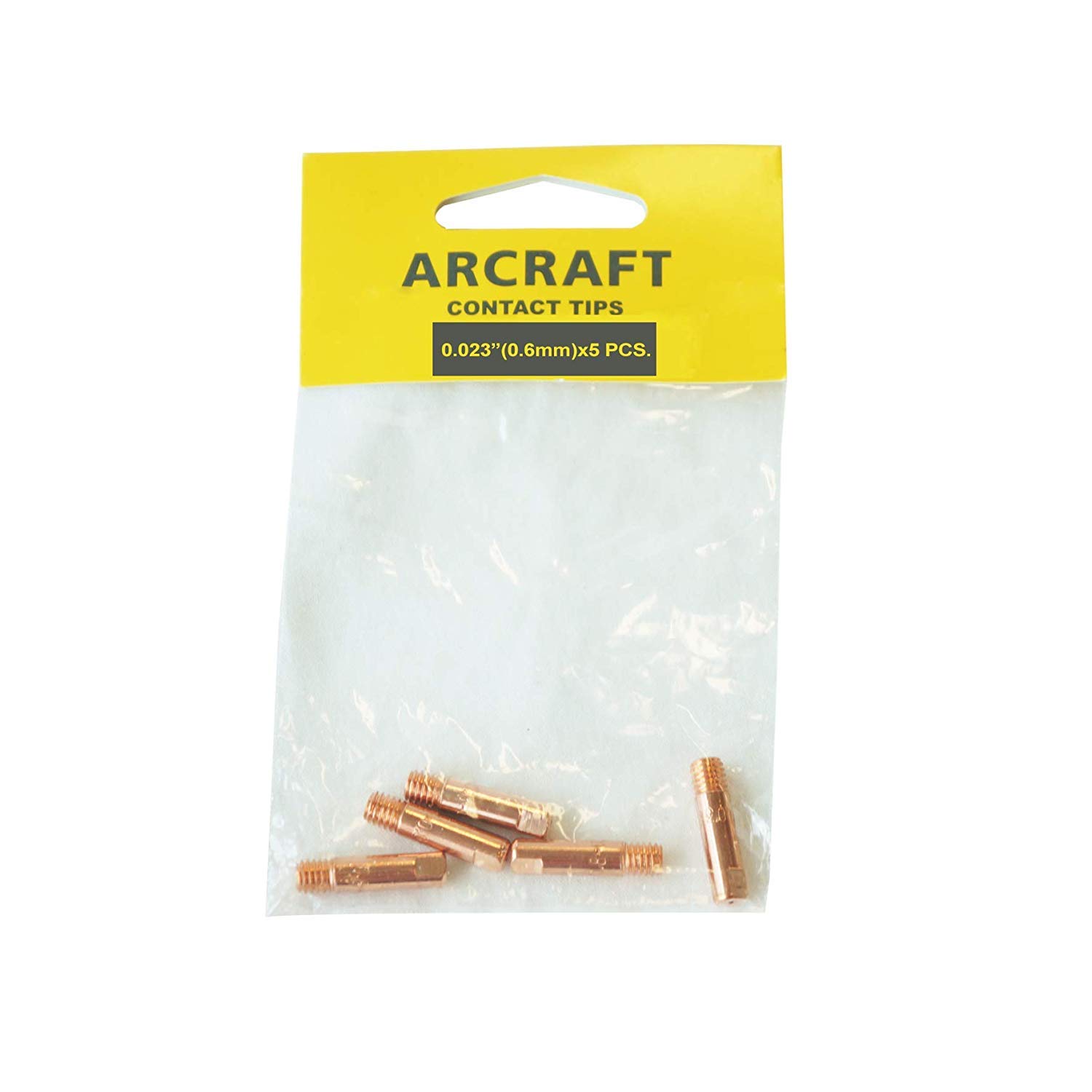 MIG Welding Contact Tip 0.023/0.025-in, for Binzel/Harbort/Tweco/Arcraft Style MIG Guns