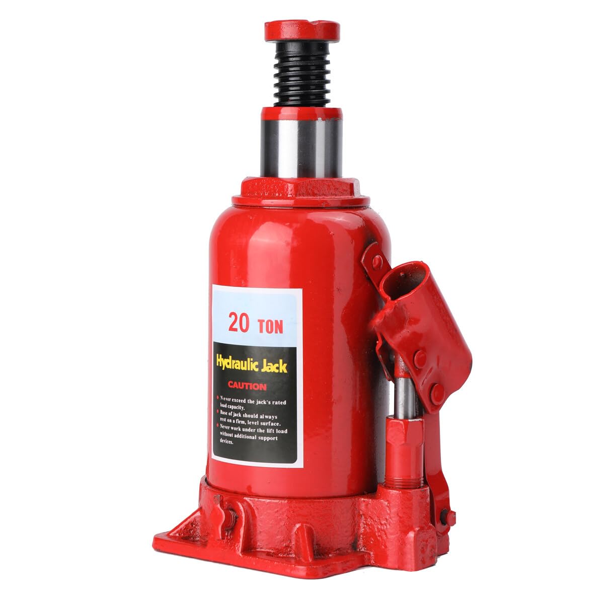 Cric Idraulico a Bottiglia per Auto, 20T Martinetto Idraulico Jack Bottiglia, Martinetti Idraulici Verticali Bottle Jack per Furgoni, Roulotte, Trattori per Caravan Cambiamento Pneumatico