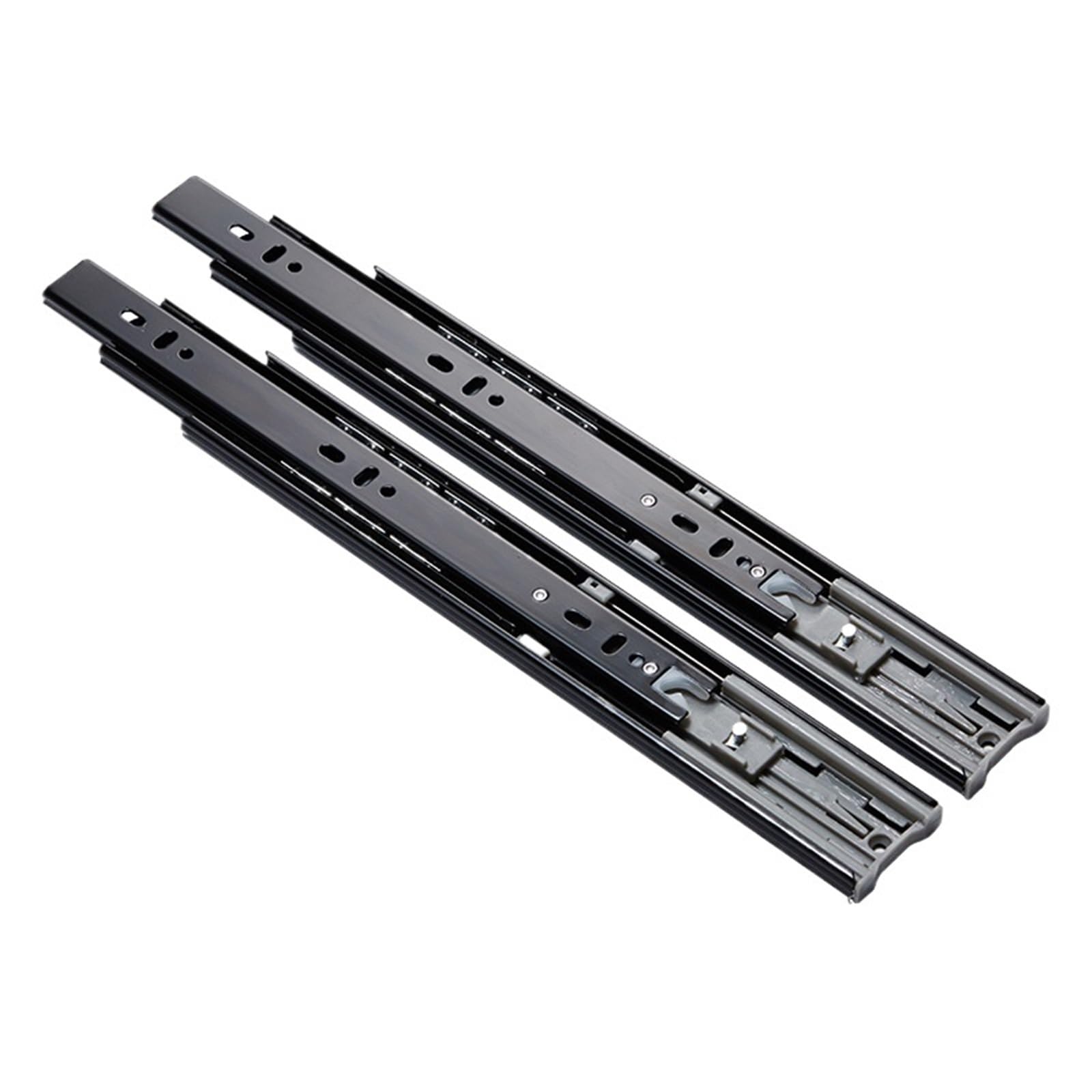 Jvnalwnkv One Color Cabinet Drawer Slide Rail，Stainless Steel Rail, Side Mount Ball Bearing Rails 1Pair Full Extension