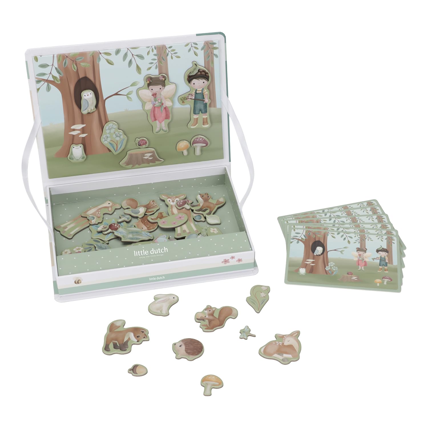 Little Dutch 7253 Magnetyczna skrzynka do zabawy – Forest Friends