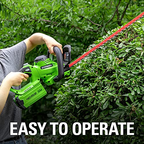 Image of Greenworks 40V 24 inch Cordless Hedge Trimmer (1 inch Cutting Capacity), Tool Only