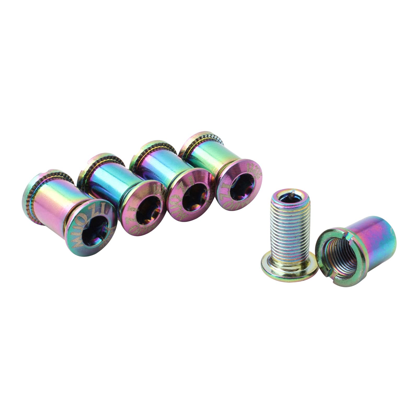 Amazon | Generic 5個/個チェーンリングボルトナットロード自転車