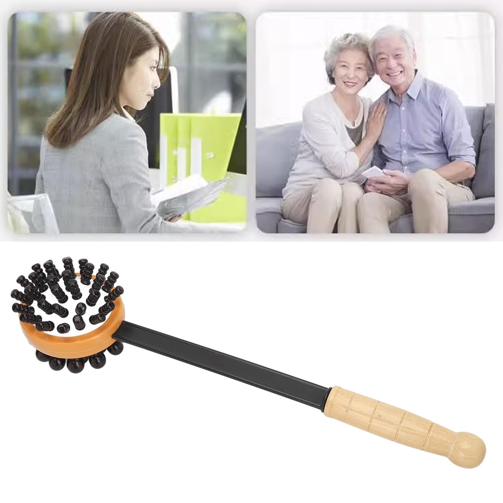 Massage Hammer, Bendable, 2 pcs. Manual Back Massage Hammer for Shoulder Use While Traveling