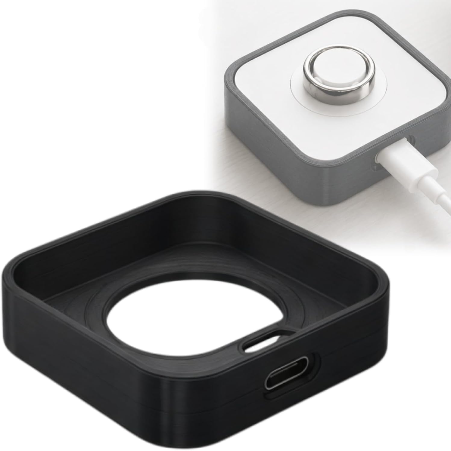 Slim Travel Case Compatible with Oura Ring 5 Charger