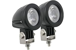 2Pcs Spot Mini LED Work Lights: Enhance Your Nighttime Visibility for a Safer Biking Experience