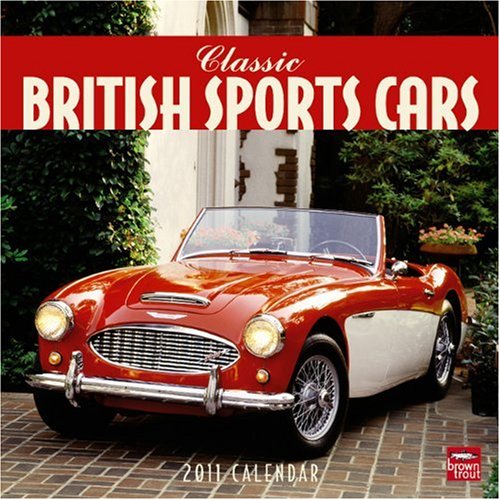 Classic Sports Cars Calendar 2026 Square Car Wall Calendar - 16 Month