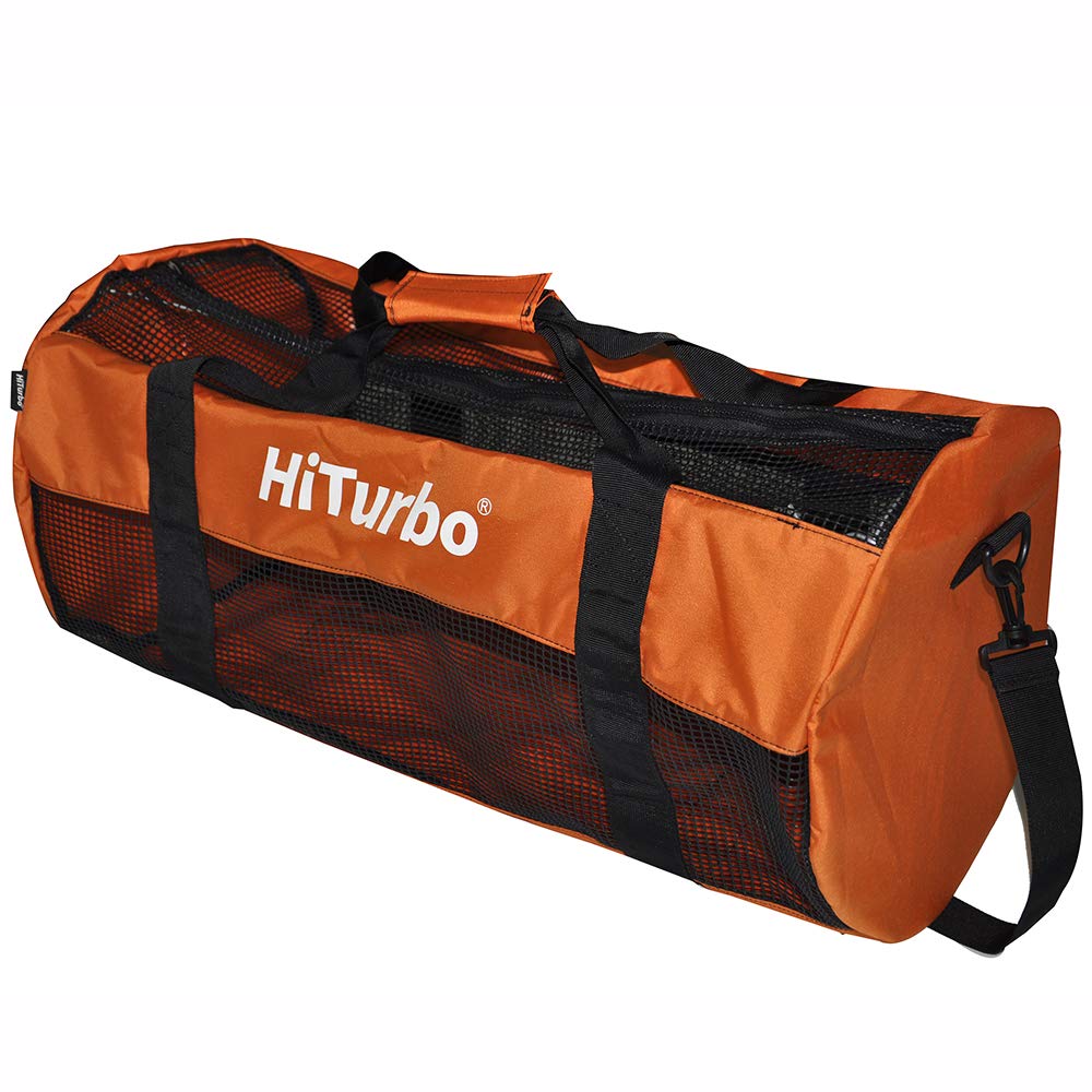 Hiturbo Netz Tauchtasche Mesh Duffle Bag Transporttasche für Tauchen Schnorcheln Reisen Strand