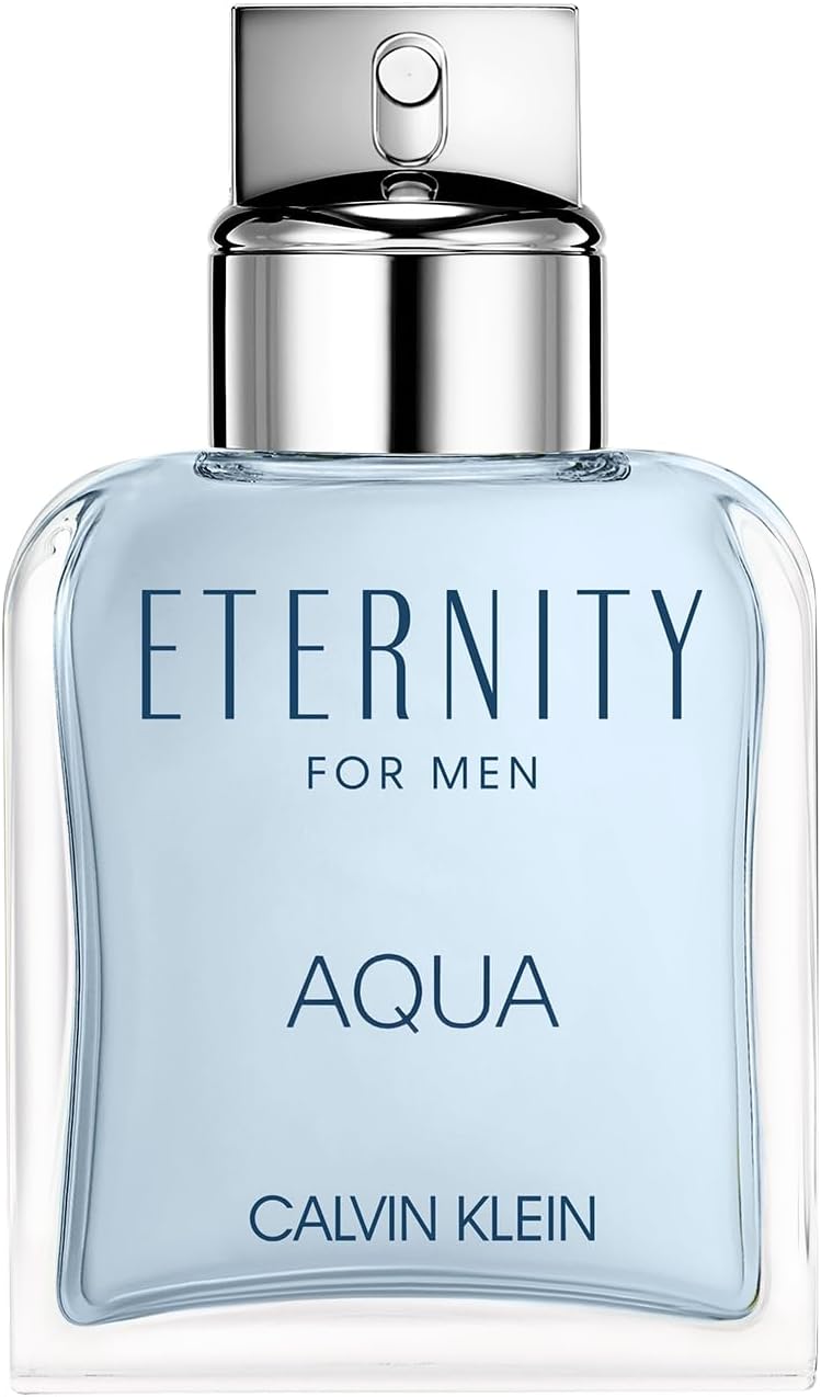 Eternity Aqua Eau De Toilette – Woody Men's Cologne – With Notes of Cucumber, Sage, & Sandalwood – Long Lasting Fragrance