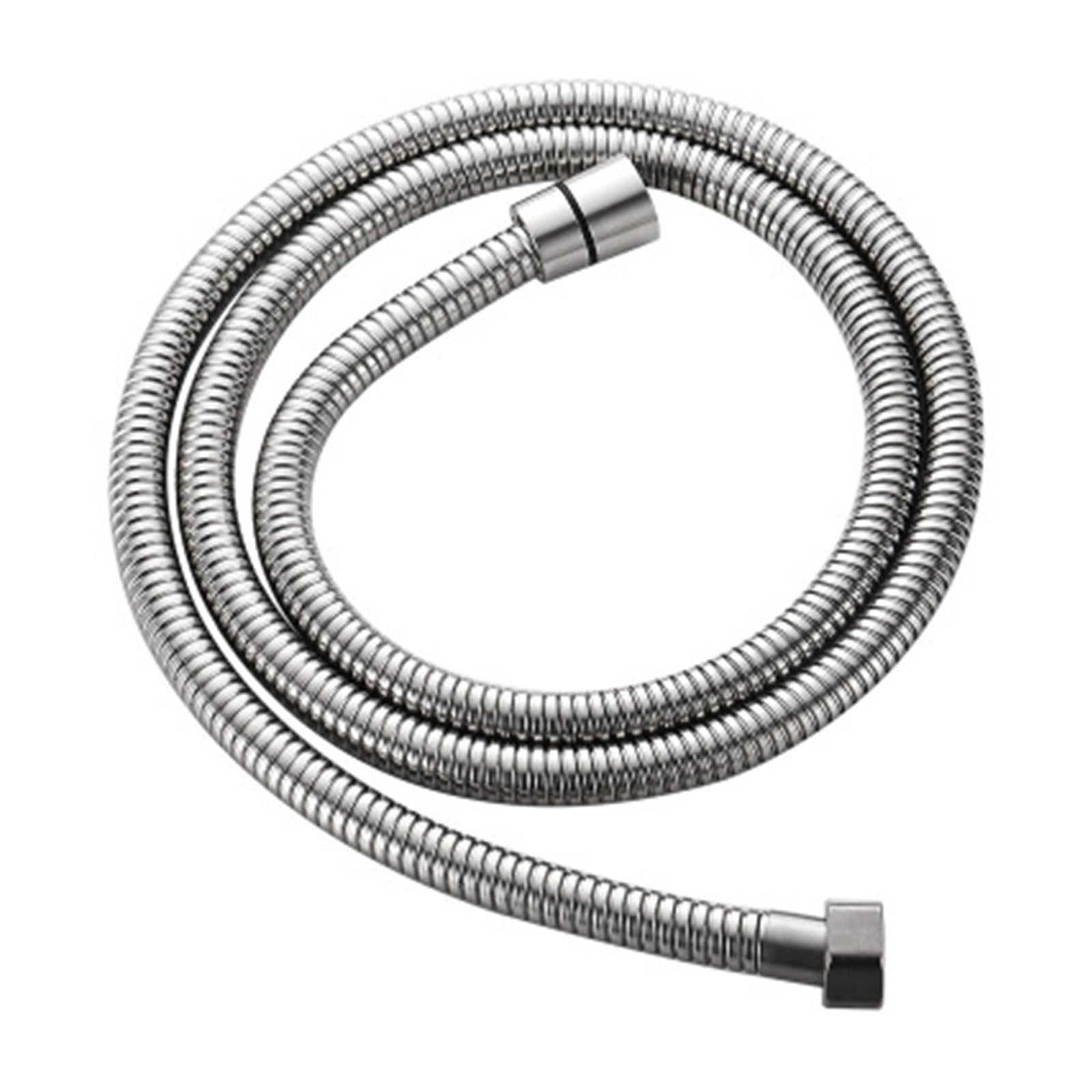 Tubo flessibile per doccia in acciaio inox da 1/2 pollici, multicolore, 150-200 cm (Ch 2 m), di ricambio, facile installazione, design anti-attorcigliamento